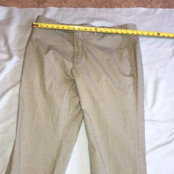 Paul Stuart Men’s Green Checked Summer Trouser Pants - Picture 6 of 12